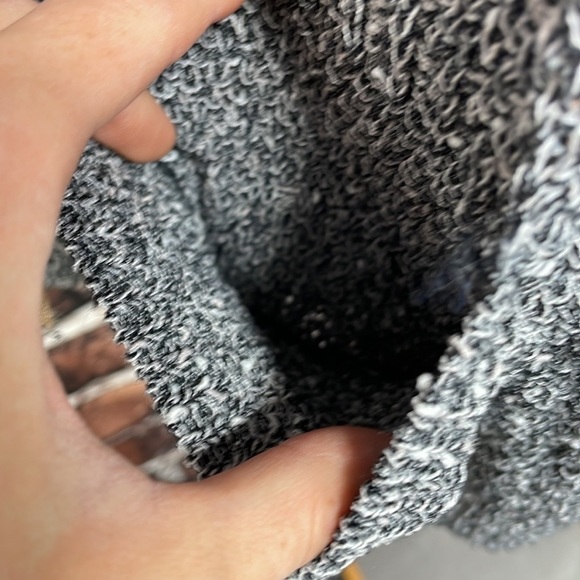 Caslon Cardigan Sweater Open Front Knit Gray Variegated Size X Small XS - Picture 10 of 16